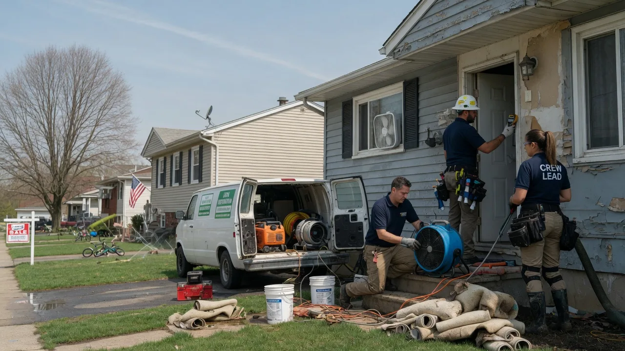 Flood Cleanup in Harper Woods, MI near me