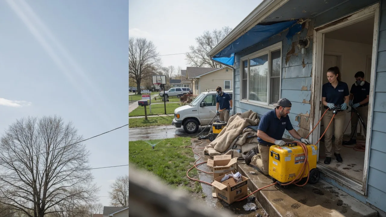 Basement Flood Cleanup in Harper Woods, MI near me